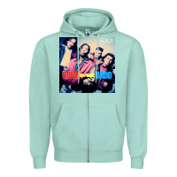 Seafoam Color Me Badd Zipper Hoodie - linhVisuals
