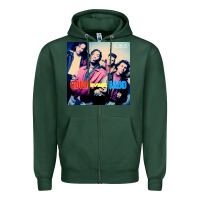 Sports Green Color Me Badd Zipper Hoodie - linhVisuals