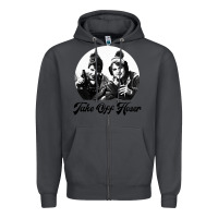 Smoke take off hoser Zipper Hoodie - linhVisuals