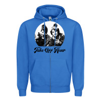True Royal take off hoser Zipper Hoodie - linhVisuals