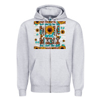 Heather Grey god gifted me two titles mom and mimi and i rock them both Zipper Hoodie - JahusDesignShop