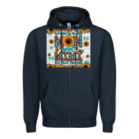 Navy god gifted me two titles mom and mimi and i rock them both Zipper Hoodie - JahusDesignShop