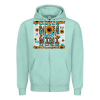 Seafoam god gifted me two titles mom and mimi and i rock them both Zipper Hoodie - JahusDesignShop