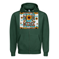 Sports Green god gifted me two titles mom and mimi and i rock them both Zipper Hoodie - JahusDesignShop