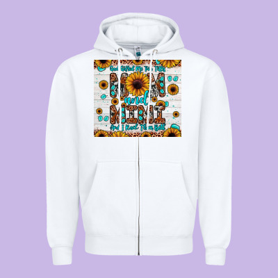 God Gifted Me Two Titles Mom And Mimi And I Rock Them Both Zipper Hoodie Designed By Jahusdesignshop