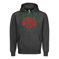 Charcoal Heather bushwood country club Zipper Hoodie - linhVisuals