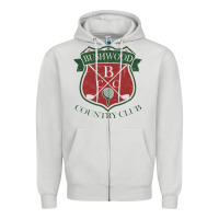 Dove Grey bushwood country club Zipper Hoodie - linhVisuals