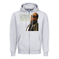 Heather Grey Charlie Wilson Zipper Hoodie - linhVisuals
