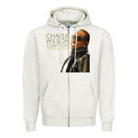 Oatmeal Heather Charlie Wilson Zipper Hoodie - linhVisuals