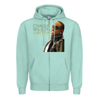 Seafoam Charlie Wilson Zipper Hoodie - linhVisuals