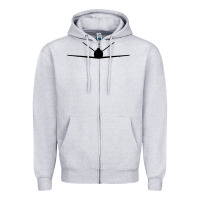 Heather Grey cirrus vision sf50 jet Zipper Hoodie - linhVisuals