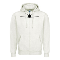 Oatmeal Heather cirrus vision sf50 jet Zipper Hoodie - linhVisuals