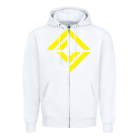 White corridor crew Zipper Hoodie - linhVisuals