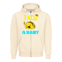 Sandshell lets taco bout a baby may,5th cinco de mayo mexican party t shirt Zipper Hoodie - linhVisuals
