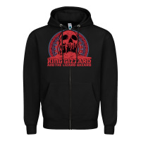 Black crumbling castle   king gizzard and the lizard wizard Zipper Hoodie - linhVisuals