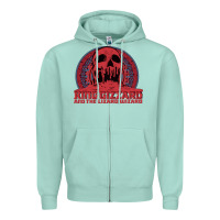 Seafoam crumbling castle   king gizzard and the lizard wizard Zipper Hoodie - linhVisuals