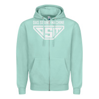 Seafoam das sound machine Zipper Hoodie - linhVisuals