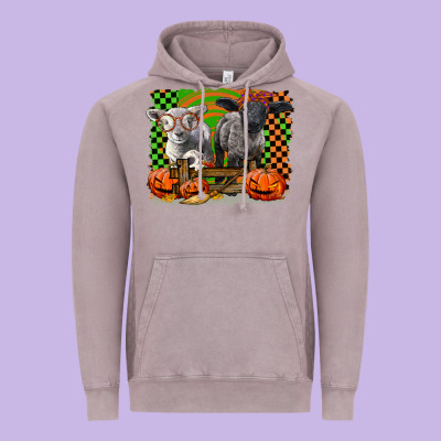 Baby Sheeps Vintage Hoodie Designed By Lillyallendesigns