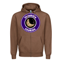 Chestnut suitable-insomnia-cookies-worn Zipper Hoodie - linhVisuals