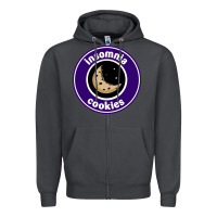 Smoke suitable-insomnia-cookies-worn Zipper Hoodie - linhVisuals