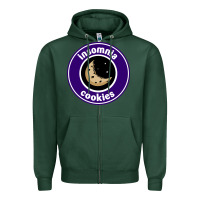 Sports Green suitable-insomnia-cookies-worn Zipper Hoodie - linhVisuals