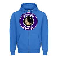 True Royal suitable-insomnia-cookies-worn Zipper Hoodie - linhVisuals
