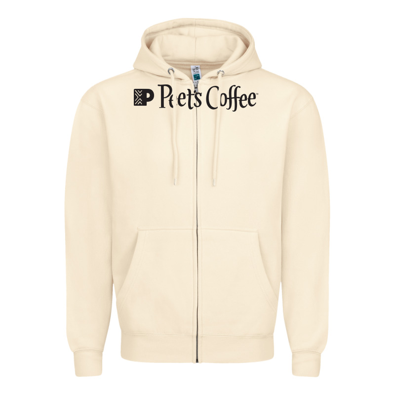 Suitable-peet's-coffee-worn Zipper Hoodie by linhVisuals | Teevron
