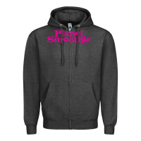 Charcoal Heather suitable-planet-smoothie-worn Zipper Hoodie - linhVisuals
