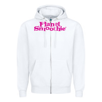 White suitable-planet-smoothie-worn Zipper Hoodie - linhVisuals