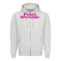 Dove Grey suitable-planet-smoothie-worn Zipper Hoodie - linhVisuals