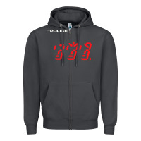 Smoke the police   ghost in the machine Zipper Hoodie - linhVisuals