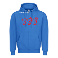 True Royal the police   ghost in the machine Zipper Hoodie - linhVisuals