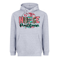 Heather Grey nurse practitioner Heavyweight Hoodie - RanaPortraitStore