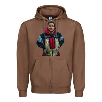 Chestnut nimsdai purja Zipper Hoodie - linhVisuals