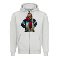 Dove Grey nimsdai purja Zipper Hoodie - linhVisuals