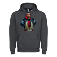 Smoke nimsdai purja Zipper Hoodie - linhVisuals