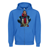True Royal nimsdai purja Zipper Hoodie - linhVisuals