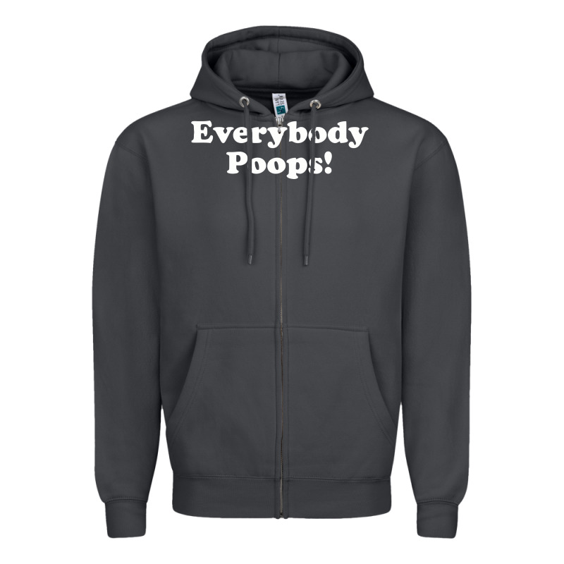 Everybody Poops Zipper Hoodie by linhVisuals | Teevron