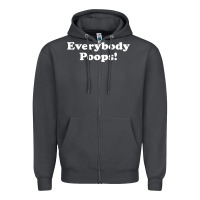Smoke everybody poops Zipper Hoodie - linhVisuals
