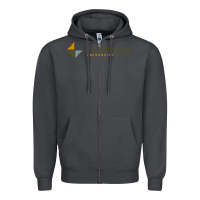 Smoke Concordia University Irvine Zipper Hoodie - linhVisuals