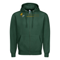 Sports Green Concordia University Irvine Zipper Hoodie - linhVisuals