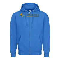 True Royal Concordia University Irvine Zipper Hoodie - linhVisuals