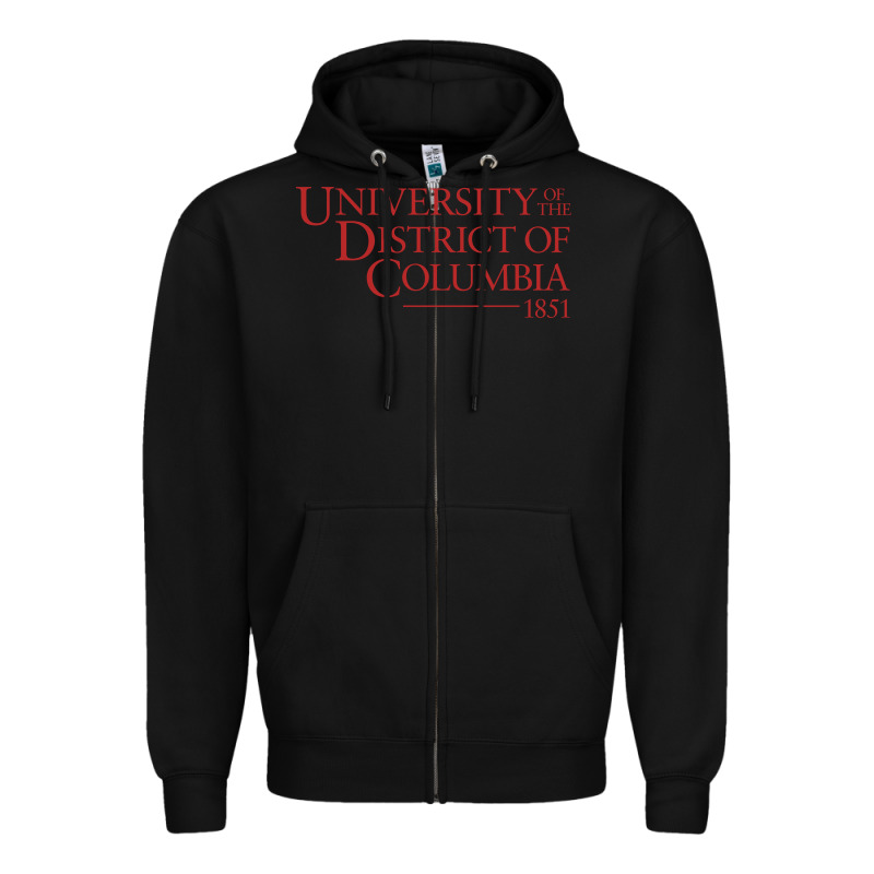 University Of The District Of Columbia Zipper Hoodie by linhVisuals | Teevron
