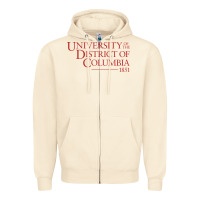 Sandshell University of the District of Columbia Zipper Hoodie - linhVisuals