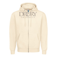 Sandshell Drury University Zipper Hoodie - linhVisuals