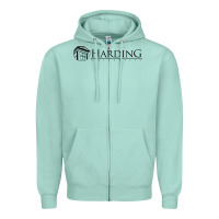 Seafoam Harding University Zipper Hoodie - linhVisuals