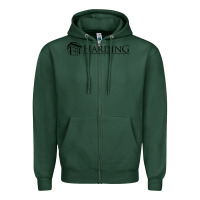 Sports Green Harding University Zipper Hoodie - linhVisuals