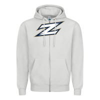 Dove Grey akron zips Zipper Hoodie - linhVisuals
