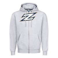 Heather Grey akron zips Zipper Hoodie - linhVisuals