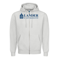 Dove Grey Lander University Zipper Hoodie - linhVisuals